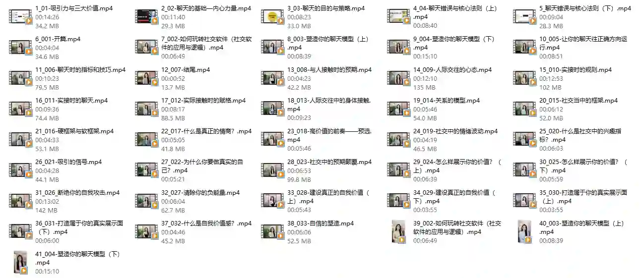 图片[2]-欧阳梦琪《男性魅力提升系列课—无限话题聊天训练从零起步7天社交达人速成》-破晓实验室